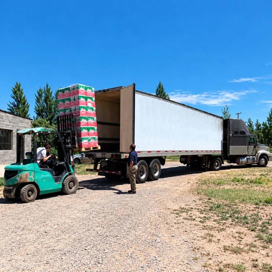 Carga de camion