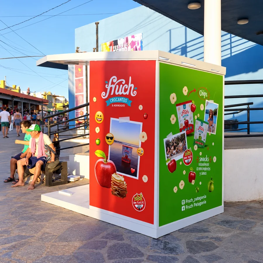 Exhibidor en comercio